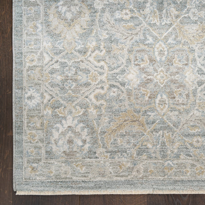 Nourison Home Envy  Blue Silver  Traditional