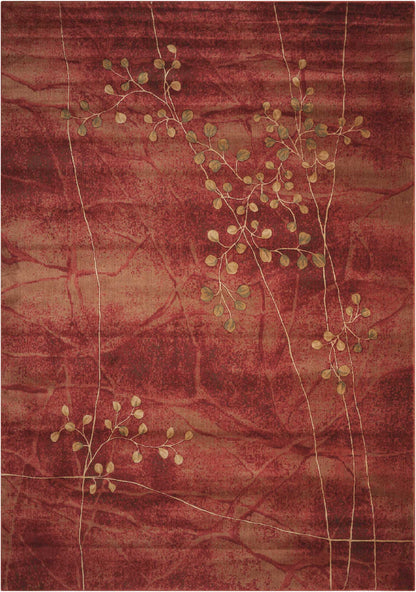 Nourison Home Somerset ST74 Flame Contemporary Power-loomed Rug