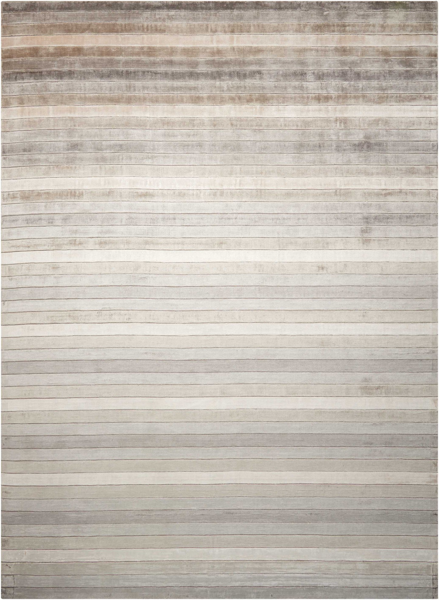 Nourison Home Aura  Silver Shadow  Contemporary