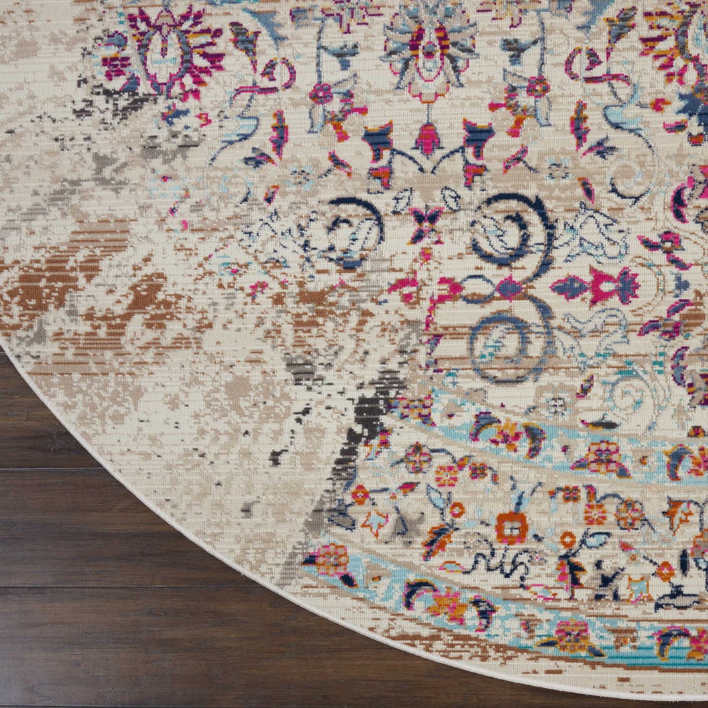 Nourison Home Vintage Kashan  Ivory  Traditional