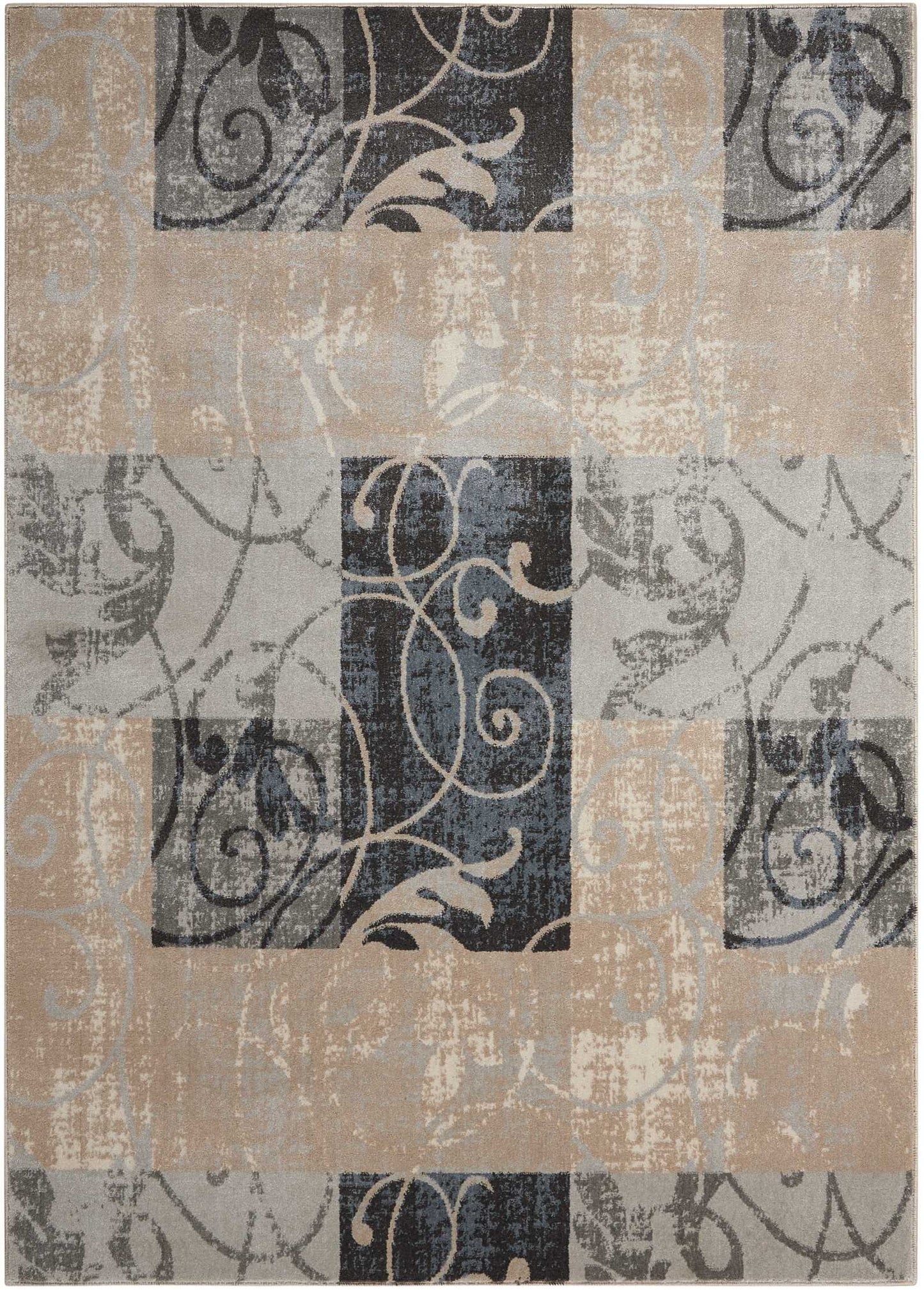 Nourison Home Maxell MAE03 Multicolor Contemporary Power-loomed Rugs