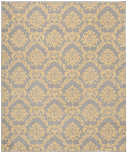 Nourison Home Grafix  Grey  Transitional