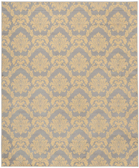 Nourison Home Grafix  Grey  Transitional