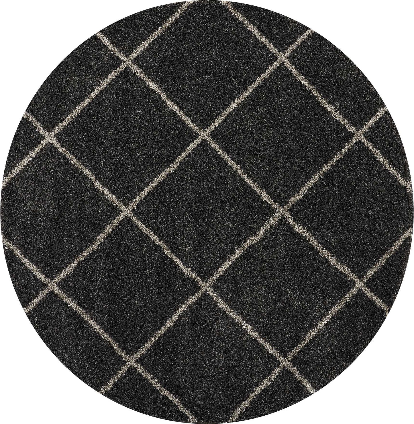 Nourison Home Brisbane BRI03 Charcoal Contemporary Power-loomed Rug