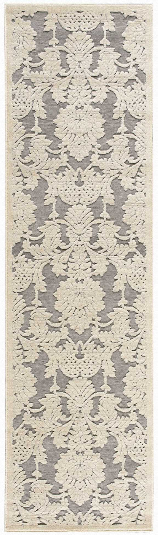 Nourison Home Graphic Illusions  Nickel  Transitional