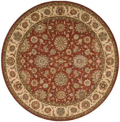 Nourison Home Living Treasures LI05 Rust Traditional Loom-woven Rug