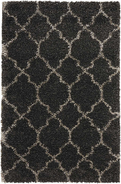 Nourison Home Amore AMOR2 Charcoal Contemporary Power-loomed Rug
