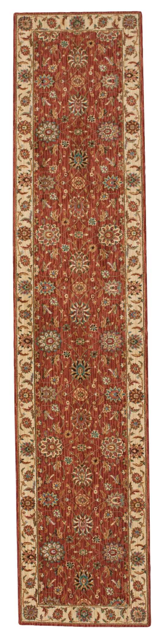 Nourison Home Living Treasures LI05 Rust Traditional Loom-woven Rug