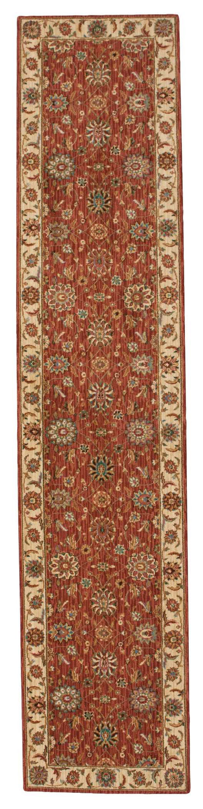 Nourison Home Living Treasures LI05 Rust Traditional Loom-woven Rug