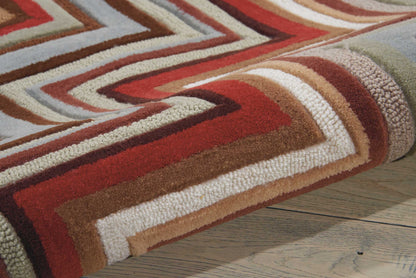 Nourison Home Contour  Multicolor  Contemporary