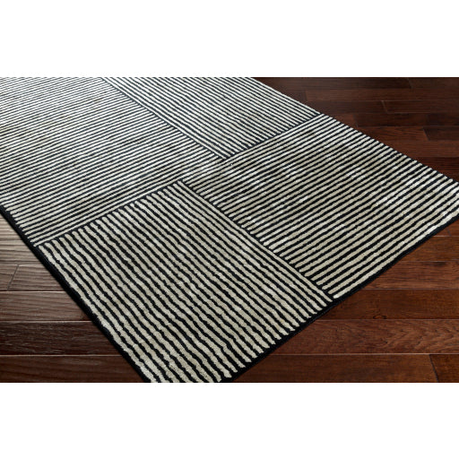 Surya Quartz QTZ-5037 Black Modern  Rug