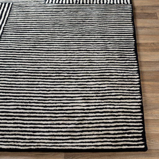Surya Quartz QTZ-5037 Black Modern  Rug