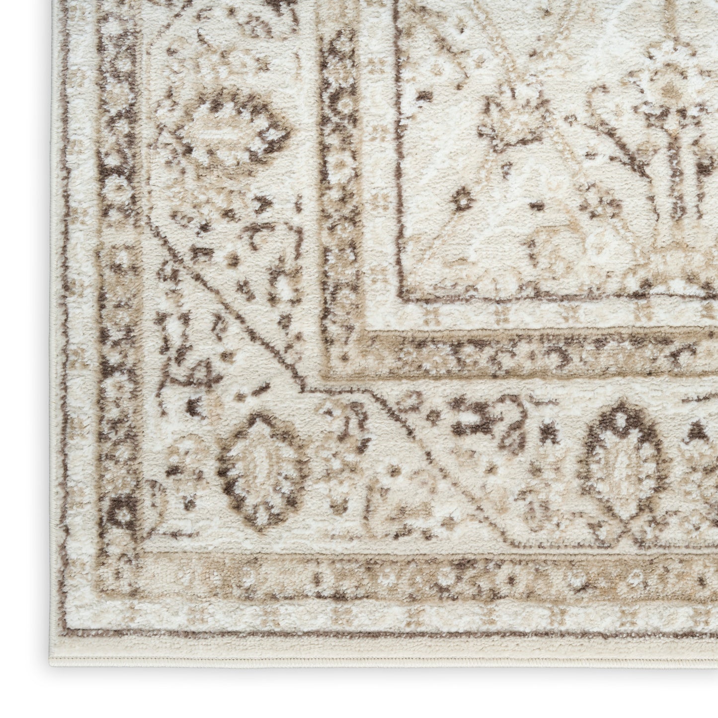 Nourison Home Dekor  Ivory Brown  Traditional