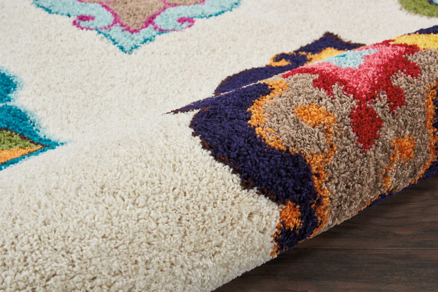 Nourison Home Nomad  Ivory Multicolor  Transitional