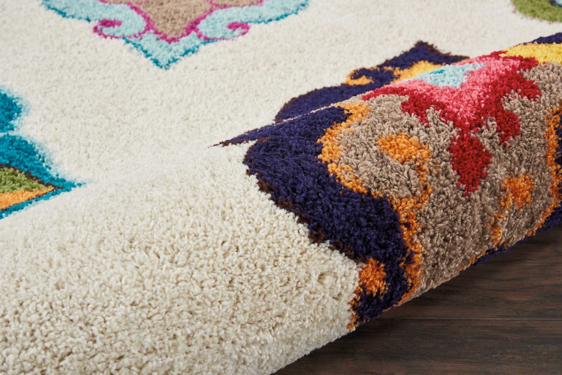 Nourison Home Nomad  Ivory Multicolor  Transitional