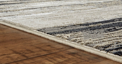 Feizy Micah 3338F Black Silver Abstract Machine Woven Rug - Rugs - Feizy - Atlanta Designer Rugs