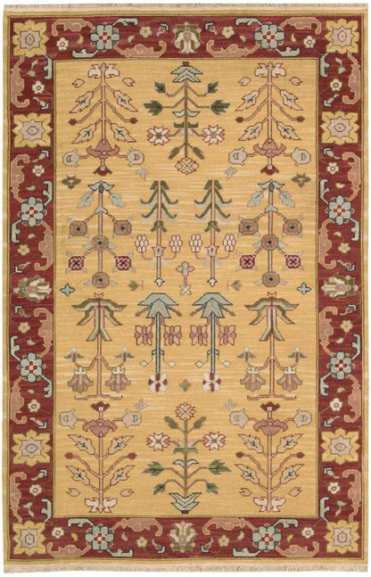 Nourison Home Nourmak SK92 Yellow Traditional Woven Rug