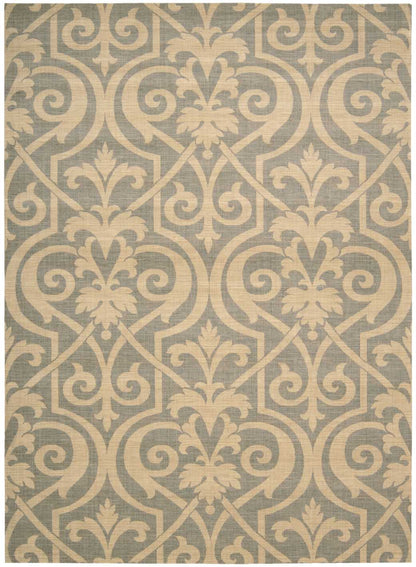 Nourison Home Riviera RI04 Slate Transitional Loomed Rug