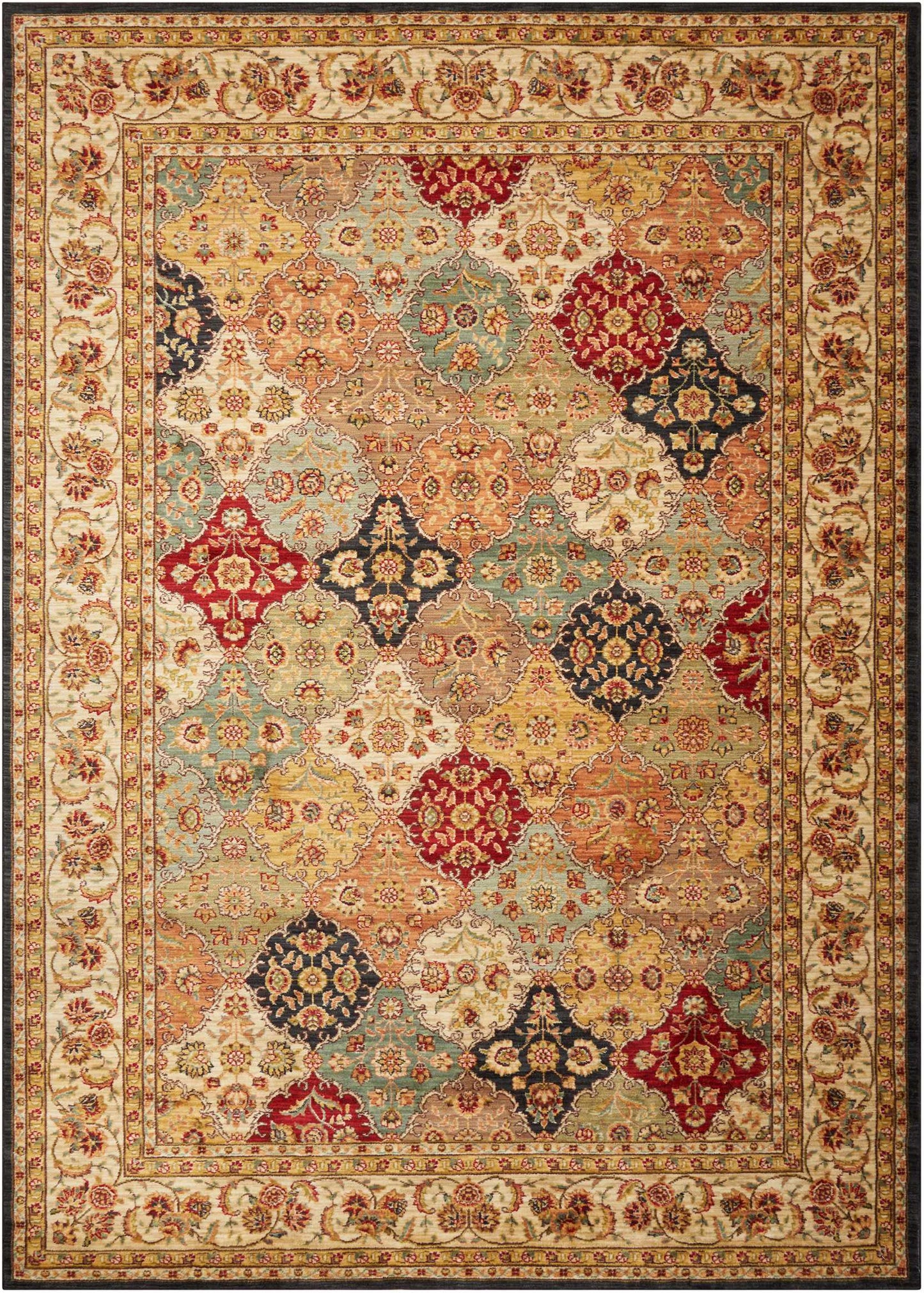 Nourison Home Ancient Times  Multicolor  Traditional