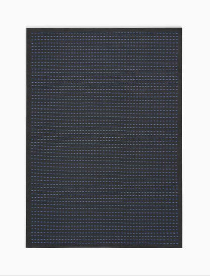 Calvin Klein Seattle CK740 Black Cobalt Contemporary Loom-woven Rug