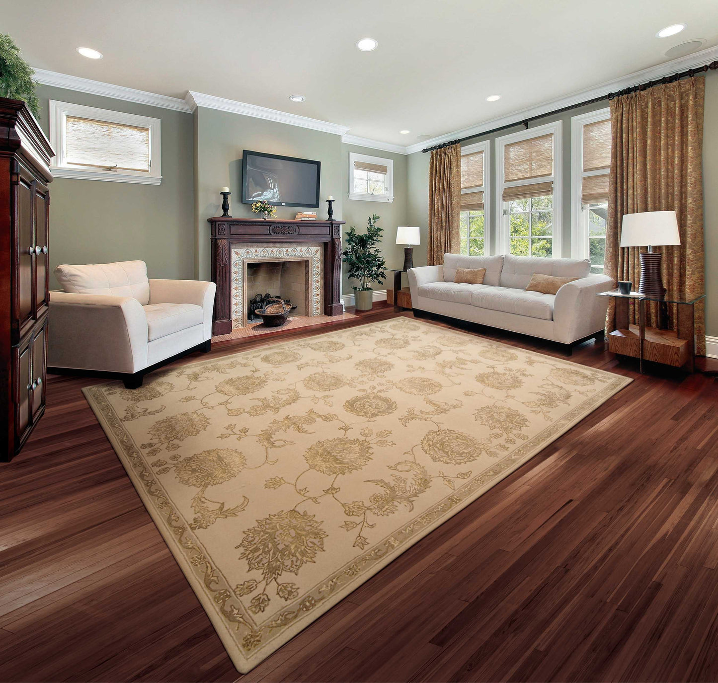 Nourison Home Regal  Sand  Traditional