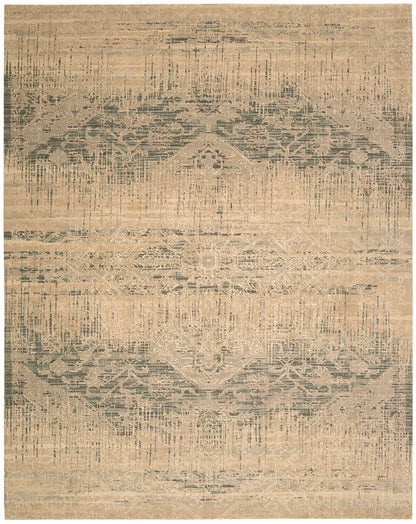 Nourison Home Silk Elements SKE27 Beige Traditional Loomed Rug