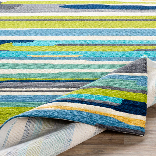 Surya Rain RAI-1270 Aqua Modern  Rug