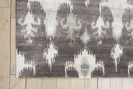 Nourison Home Silk Shadows  Grey  Transitional