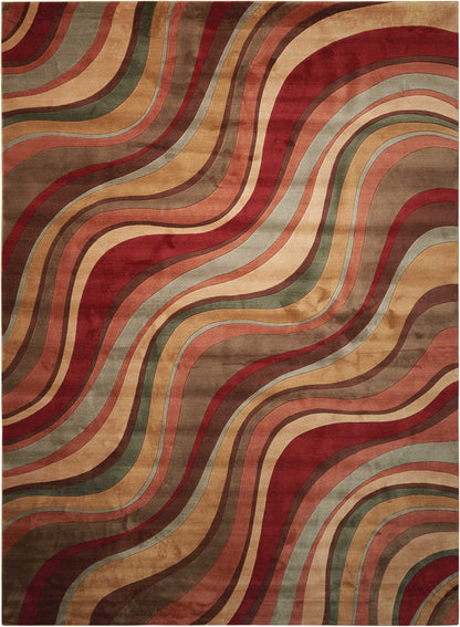 Nourison Home Somerset ST81 Multicolor Contemporary Power-loomed Rug