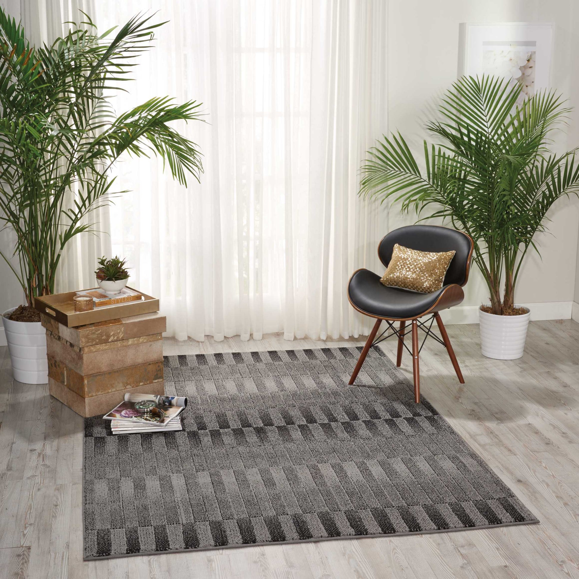 Nourison Home Studio  Smoke  Contemporary