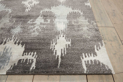 Nourison Home Silk Shadows  Grey  Transitional
