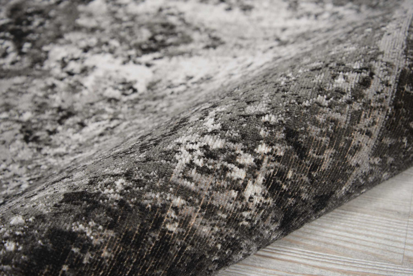 Nourison Home Aria  Charcoal  Traditional