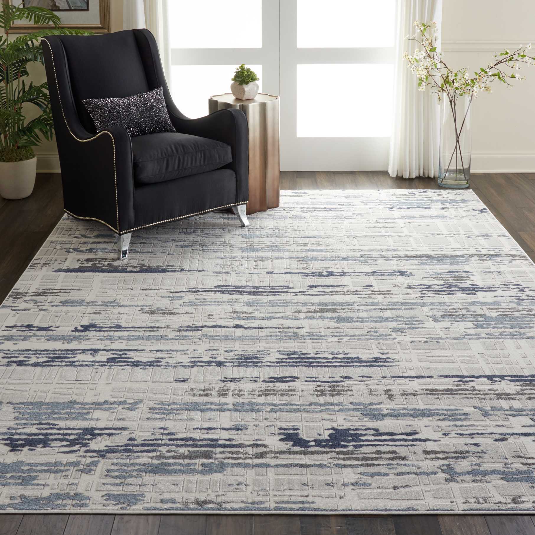 Nourison Home Urban Decor  Ivory Slate  Contemporary
