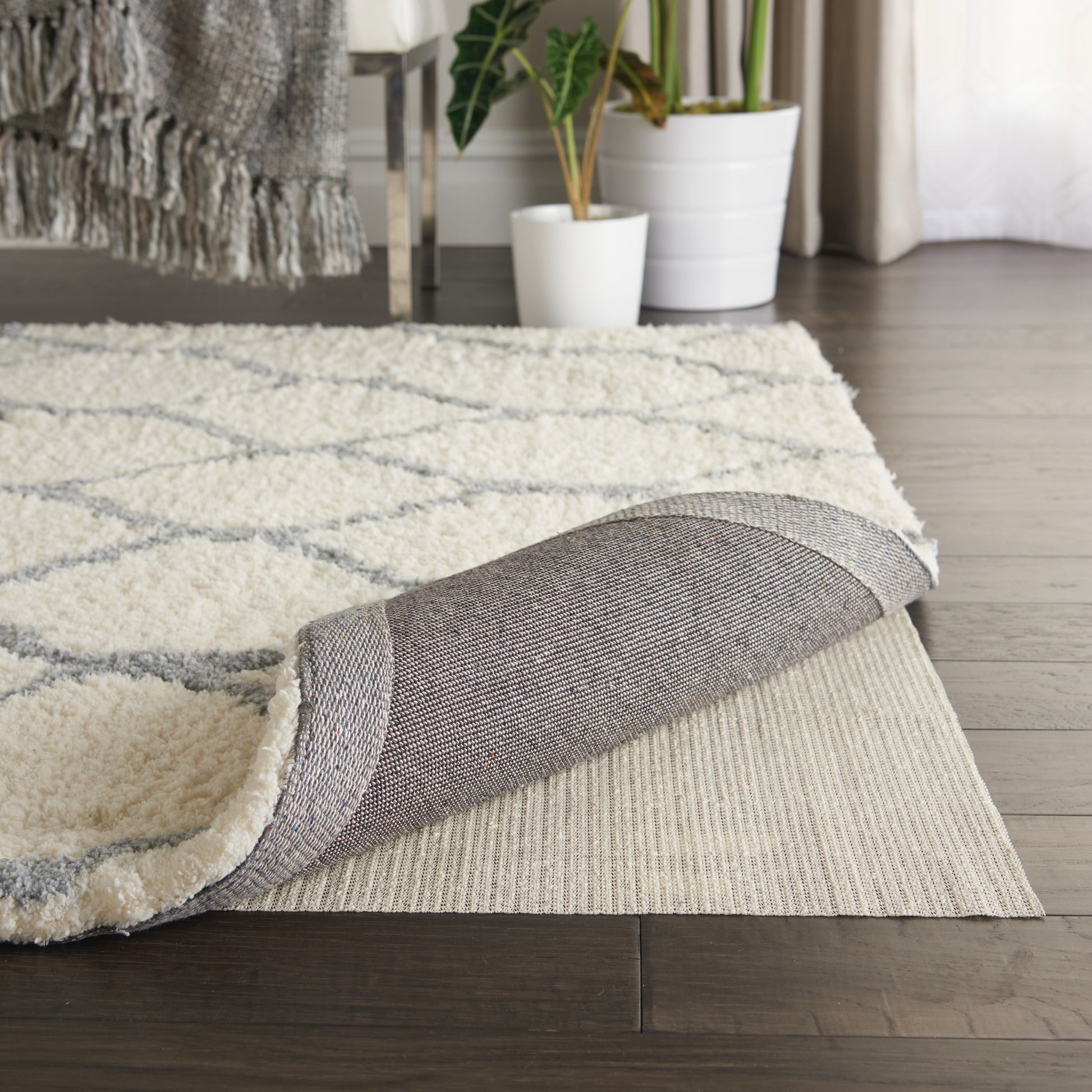 Nourison Home Shiftloc Pad  Ivory  