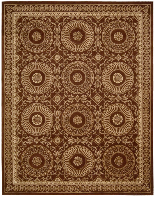 Nourison Home Versailles Palace VP50 Brick  Traditional Tufted Rug