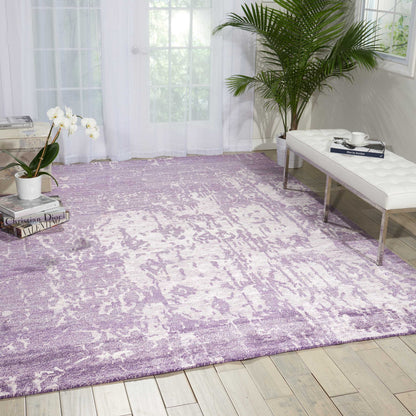 Nourison Home Silk Shadows  Amethyst  Transitional