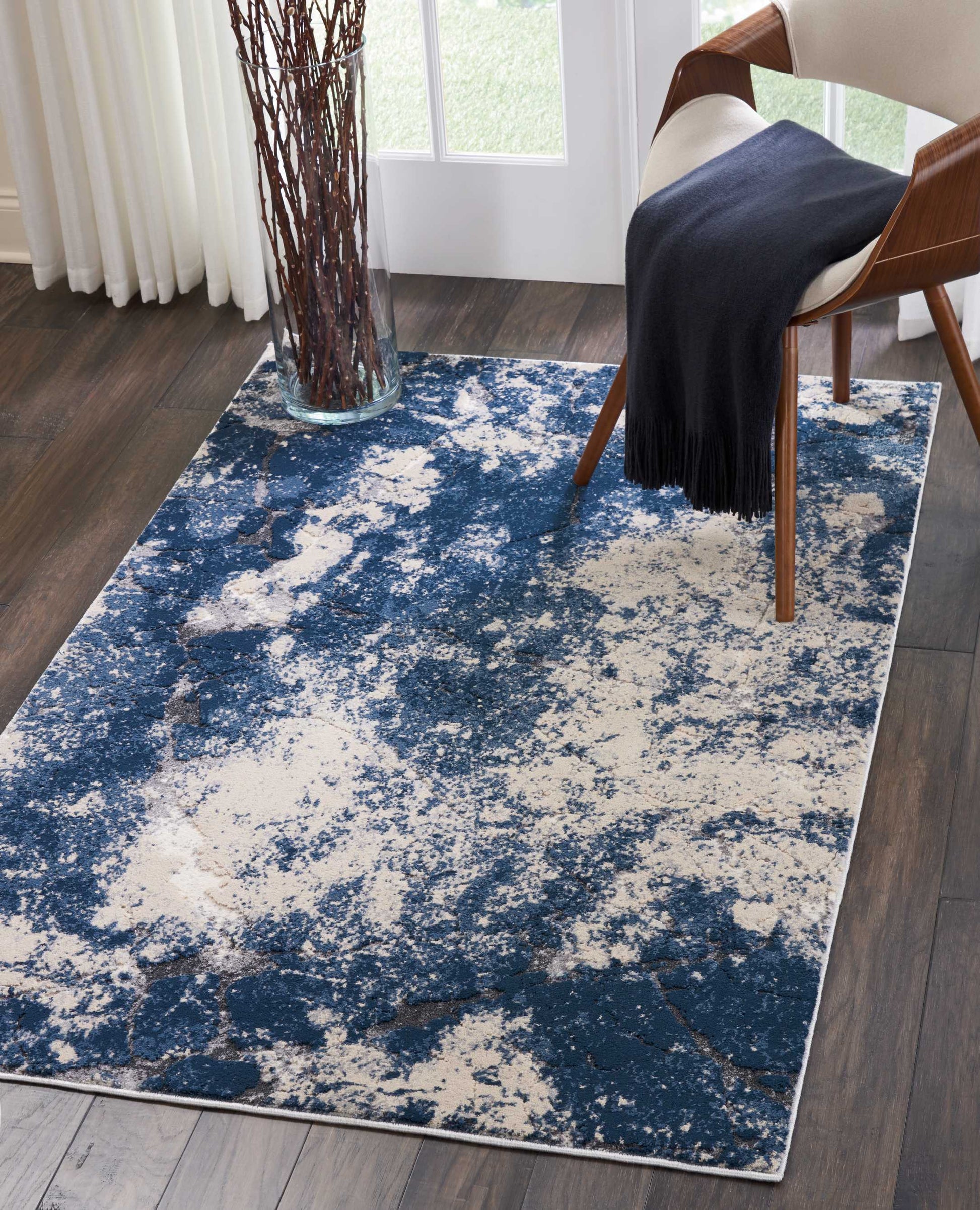 Nourison Home Heritage  Beige Blue  Contemporary