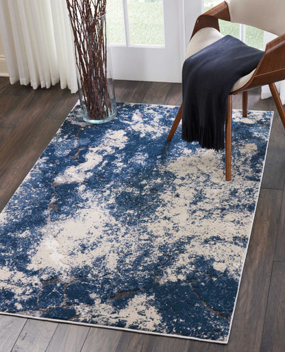 Nourison Home Heritage  Beige Blue  Contemporary