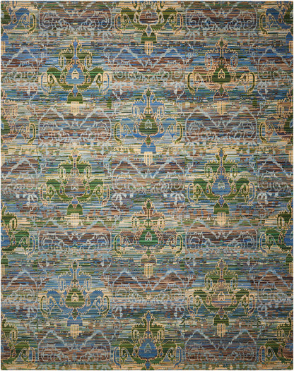 Nourison Home Rhapsody RH010 Seaglass Transitional Loomed Rug