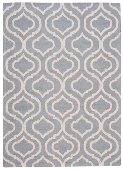 Nourison Home Linear  Light Blue  Transitional