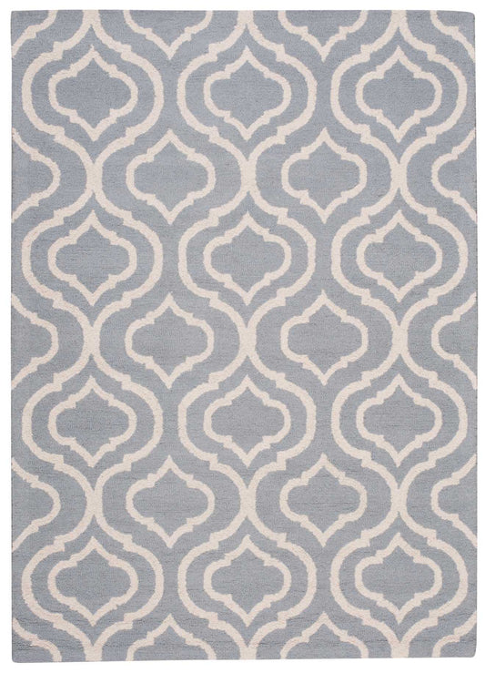 Nourison Home Linear  Light Blue  Transitional