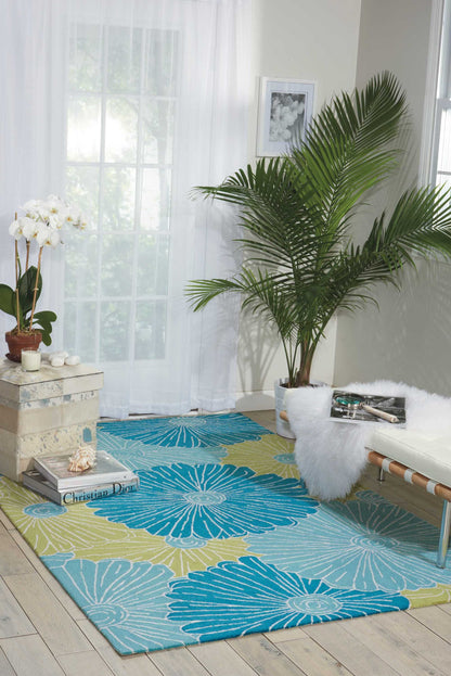 Nourison Home Fantasy  Seafoam  Contemporary
