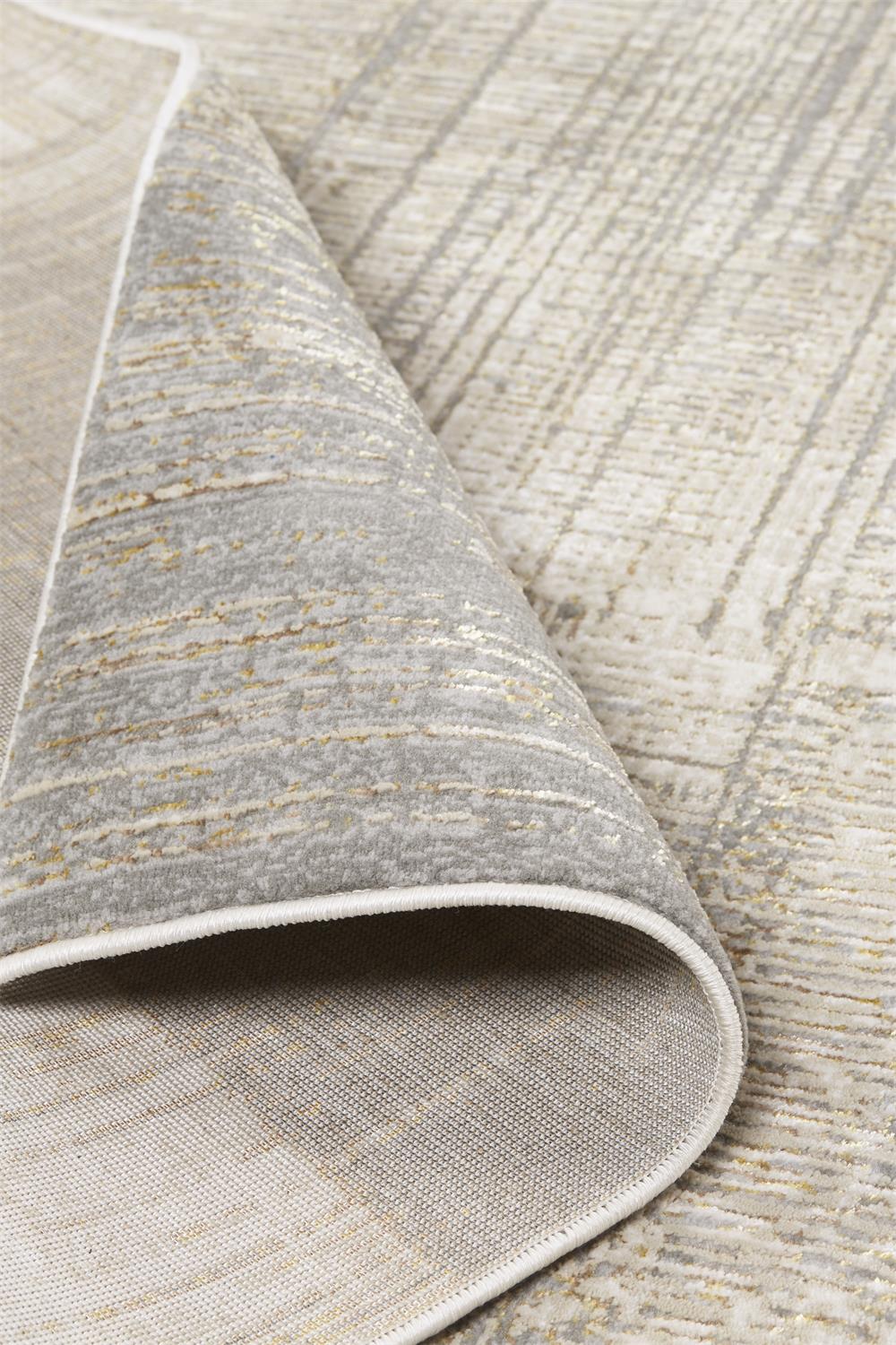 Feizy Aura 3736F Gold Beige Modern/Casual/Industrial Machine Woven Rug - Rugs - Feizy - Atlanta Designer Rugs