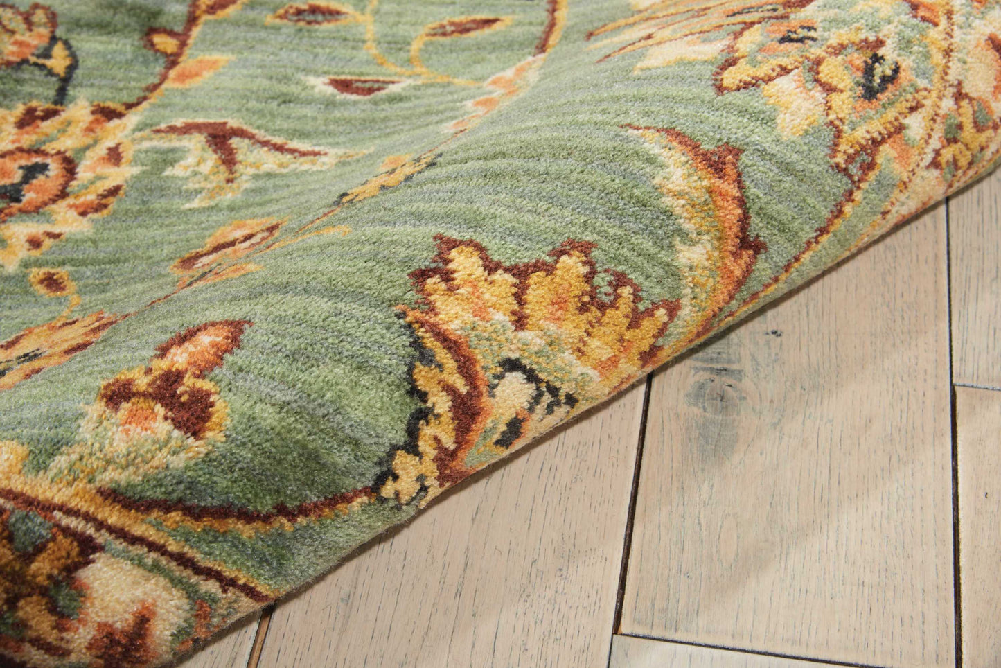 Nourison Home Ancient Times  Teal  Traditional