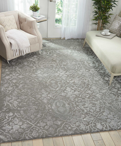 Nourison Home Opaline  Charcoal Silver  Transitional