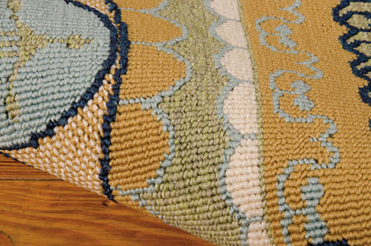 Nourison Home Caribbean  Yellow  Contemporary