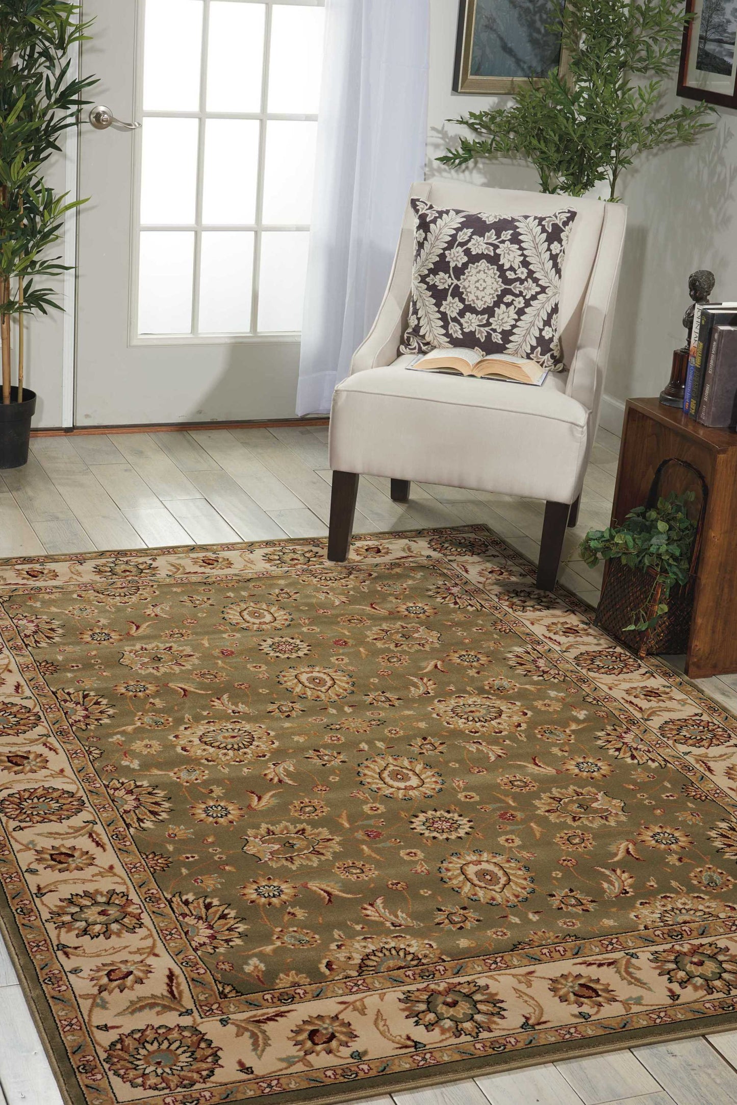 Nourison Home Persian Crown  Green  Traditional