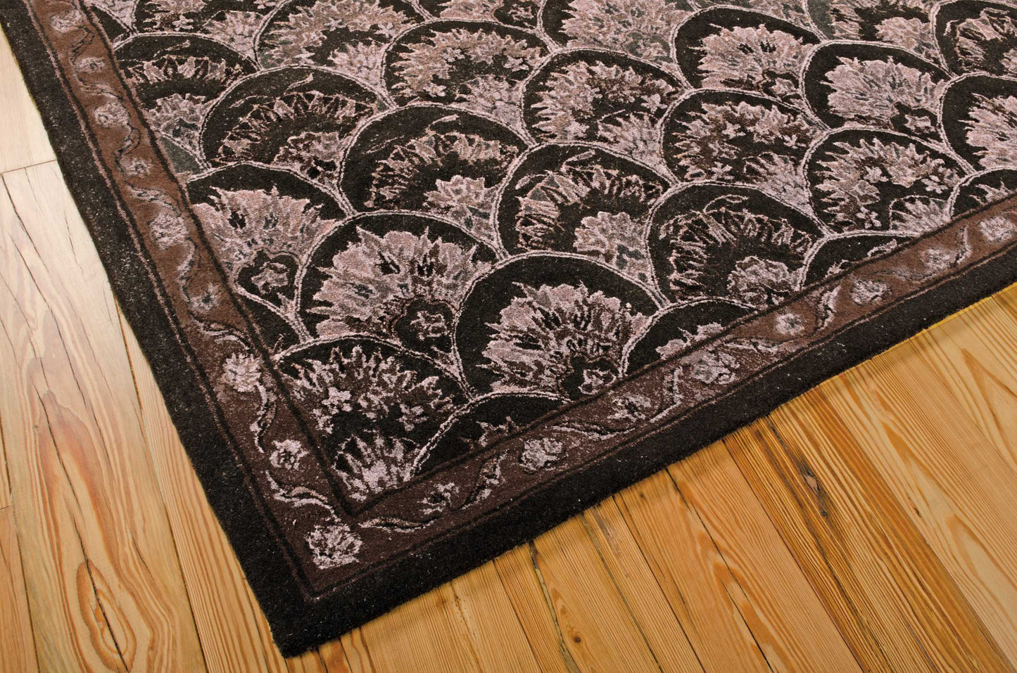 Nourison Home Regal  Espresso  Traditional