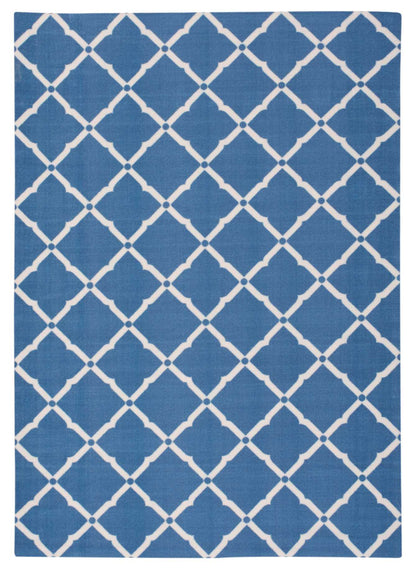 Nourison Home Home & Garden RS091 Navy Transitional Power-loomed Rug