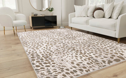 Feizy Waldor 3837F Beige Transitional Machine Woven Rug - Rugs - Feizy - Atlanta Designer Rugs